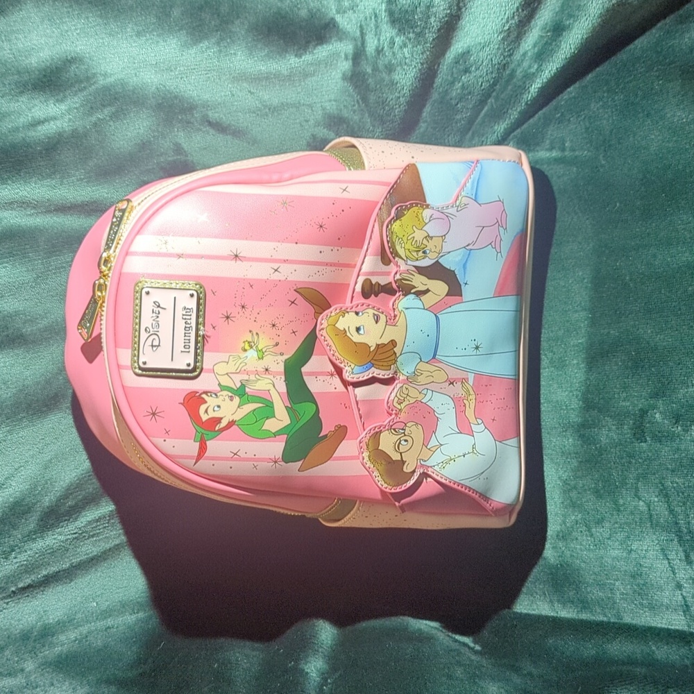 Loungefly Disney Peter Pan You Can Fly 70th Anniversary Mini Backpack NWT